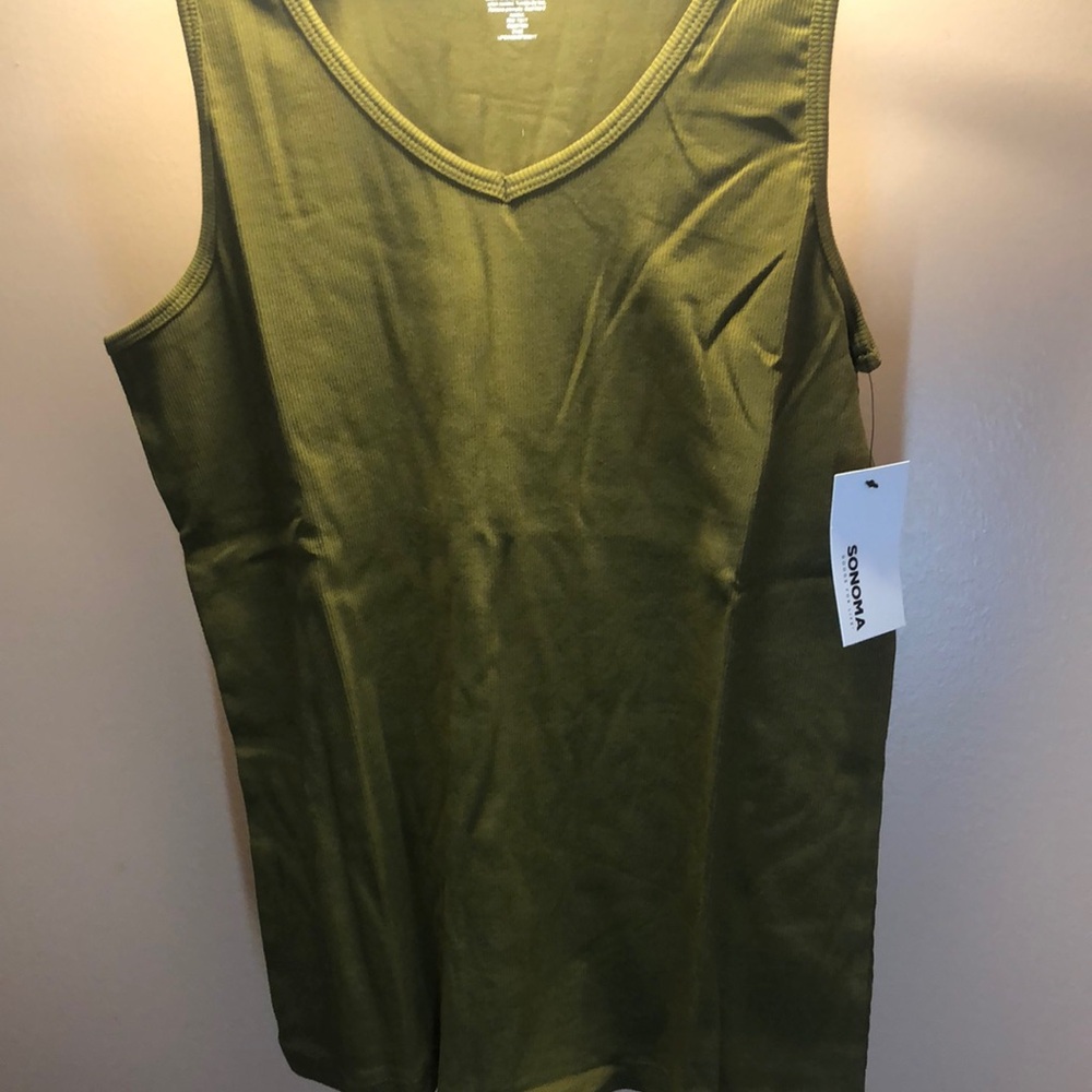 Olive Green Women's Tank Top